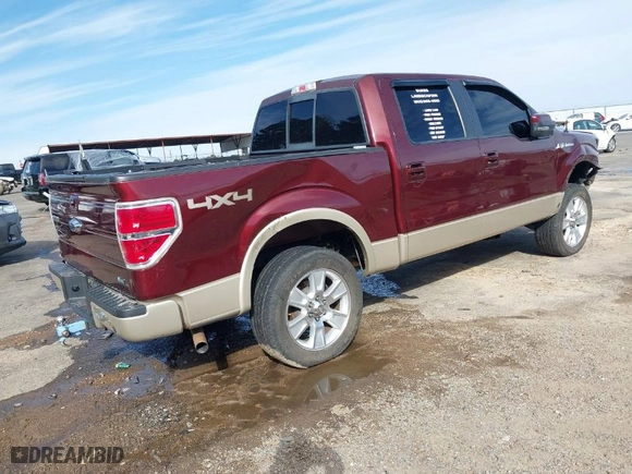 2010 Ford F-150 XL with VIN 1FTFW1EV2AKE28032, listed as a IAAI auction lot 41706444 with 87,094 mi miles. Bid and sale history available at carsss.com. Image 4.