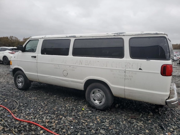 2000 Dodge Ram Wagon with VIN 2B5WB35ZXYK166395, listed as a Copart auction lot 83293364 with NaN miles and Salvage Title. Bid and sale history available at carsss.com. Image 2.
