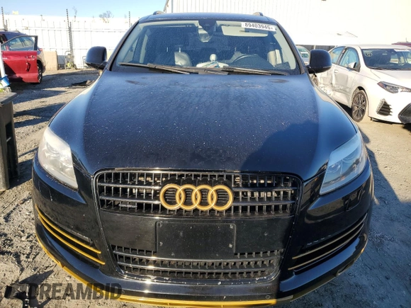 2008 Audi Q7 4.2L Premium with VIN WA1BV74L28D061548, listed as a Copart auction lot 89403945 with 172,076 mi miles and Clean Title. Bid and sale history available at carsss.com. Image 5.