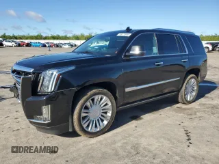2019 Cadillac Escalade Platinum with VIN 1GYS4DKJ2KR169309, listed as a Copart auction lot 49175955 with 82,538 mi miles and Salvage title. Bid and sale history available at DreamBid. Image 1.