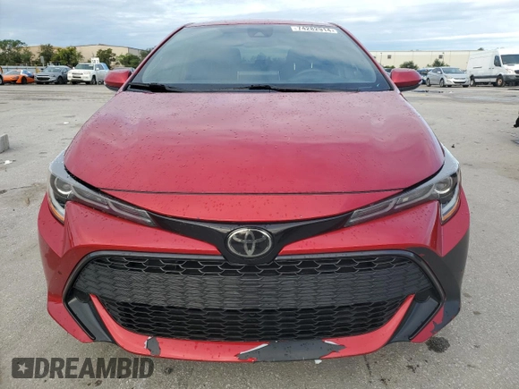2022 Toyota Corolla Hatchback SE with VIN JTND4MBE1N3149251, listed as a Copart auction lot 74282914 with 70,806 mi miles and Non Repairable. Bid and sale history available at carsss.com. Image 5.