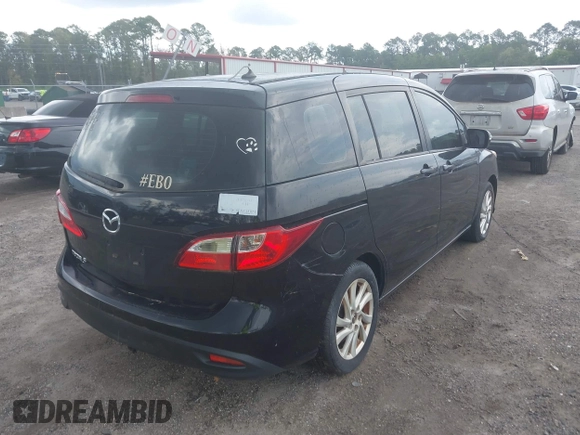 2013 Mazda 5 Sport with VIN JM1CW2BL8D0145422, listed as a IAAI auction lot 42823178 with 161,899 mi miles and . Bid and sale history available at DreamBid. Image 4.