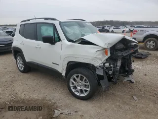 2022 Jeep Renegade Latitude with VIN ZACNJDB11NPN84052, listed as a Copart auction lot 51668205 with Not provided miles and Salvage title. Bid and sale history available at DreamBid. Image 4.