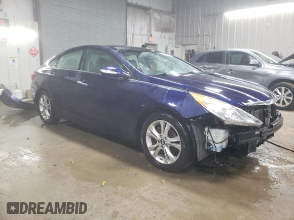 2013 Hyundai Sonata Limited with VIN 5NPEC4AC4DH652285, listed as a Copart auction lot 42961765 with 176,434 mi miles and Salvage Title. Bid and sale history available at DreamBid. Image 4.