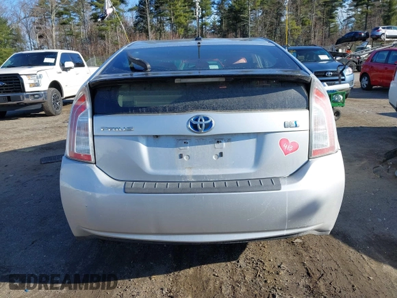 2013 Toyota Prius One with VIN JTDKN3DU8D5564853, listed as a IAAI auction lot 41973459 with 160,391 mi miles. Bid and sale history available at carsss.com. Image 17.