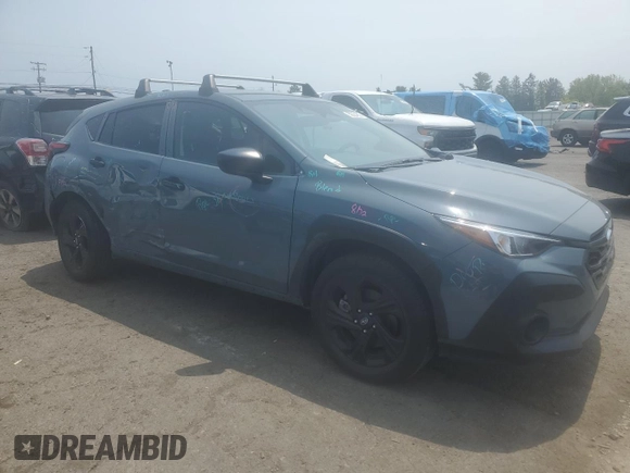 2024 Subaru Crosstrek with VIN JF2GUABC1R8295061, listed as a Copart auction lot 59364855 with 8,877 mi miles and Salvage title. Bid and sale history available at DreamBid. Image 4.
