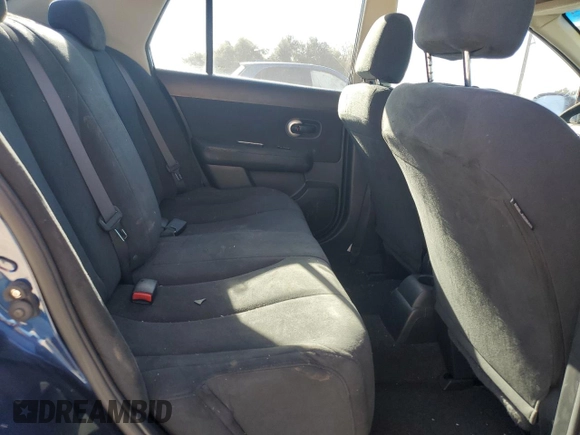 2009 Nissan Versa 1.8 S with VIN 3N1BC11EX9L392360, listed as a Copart auction lot 86980964 with 0 mi miles and Salvage Title. Bid and sale history available at carsss.com. Image 10.