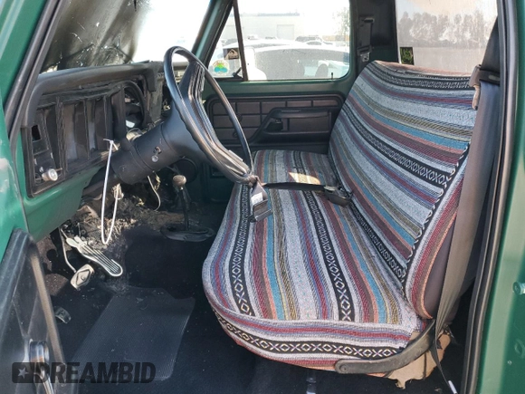 1978 Ford Ranger with VIN F14HRCC3772, listed as a Copart auction lot 89000265 with 93,648 mi miles and Salvage Title. Bid and sale history available at DreamBid. Image 7.