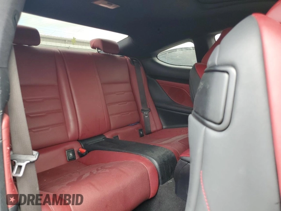 2015 Lexus RC 350 with VIN JTHSE5BC6F5001422, listed as a Copart auction lot 65843974 with 198,583 mi miles and Salvage Title. Bid and sale history available at carsss.com. Image 10.
