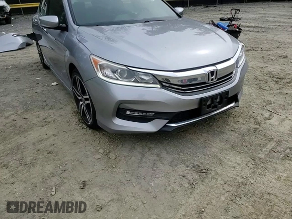 2017 Honda Accord Sedan Sport with VIN 1HGCR2F5XHA070758, listed as a Copart auction lot 51325635 with 43,465 mi miles and Salvage Title. Bid and sale history available at carsss.com. Image 10.