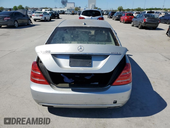 2010 Mercedes-Benz S 400 with VIN WDDNG9FB4AA290503, listed as a Copart auction lot 68741204 with 75,223 mi miles and Salvage Title. Bid and sale history available at DreamBid. Image 6.