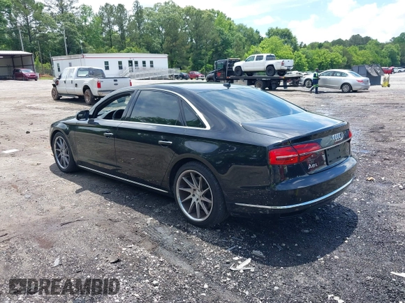2015 Audi A8 3.0T with VIN WAU3GAFD6FN008993, listed as a IAAI auction lot 42239421 with 125,587 mi miles and . Bid and sale history available at DreamBid. Image 3.