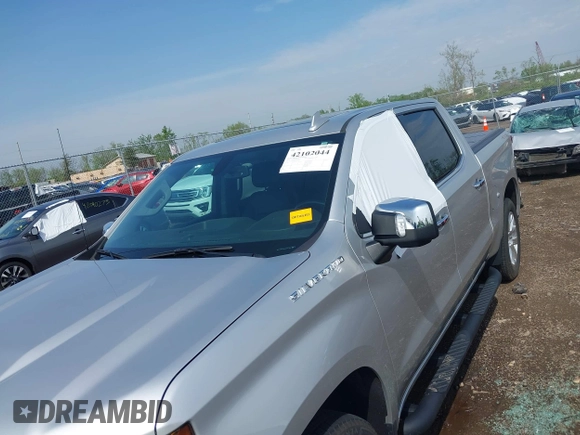 2021 Chevrolet Silverado 1500 LTZ with VIN 3GCUYGED6MG474356, listed as a IAAI auction lot 42102044 with 20,474 mi miles and . Bid and sale history available at DreamBid. Image 6.