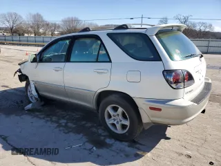 2002 Lexus RX 300 with VIN JTJHF10UX20286711, listed as a Copart auction lot 45305695 with 271,025 mi miles and Salvage Title. Bid and sale history available at carsss.com. Image 2.