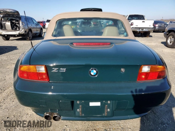 1997 BMW 3 Series 2.8L with VIN 4USCJ3321VLC07413, listed as a Copart auction lot 87749505 with 98,922 mi miles and Salvage Title. Bid and sale history available at carsss.com. Image 6.