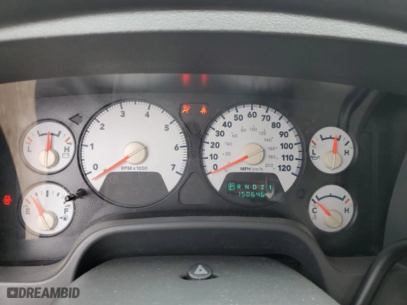 2006 Dodge Ram 1500 SLT with VIN 1D7HU18206J168250, listed as a Copart auction lot 51162415 with 150,646 mi miles and Clean Title. Bid and sale history available at carsss.com. Image 9.