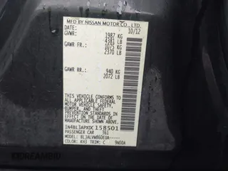 2013 Nissan Altima SL z VIN 1N4BL3APXDC158501, wystawiony jako IAAI lot #41744175 z przebiegiem 135 806 mil mil oraz . Historia ofert i sprzedaży dostępna na DreamBid. Obrazek 9.