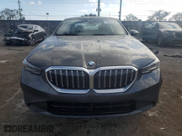 2025 BMW 5 Series 530i with VIN WBA43FJ05SCT71292, listed as a Copart auction lot 88266055 with 8,228 mi miles and Clean Title. Bid and sale history available at carsss.com. Image 5.