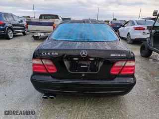 2002 Mercedes-Benz CLK-Class AMG with VIN WDBLJ74G32T102631, listed as a Copart auction lot 74875534 with 0 mi miles and Salvage Title. Bid and sale history available at carsss.com. Image 6.
