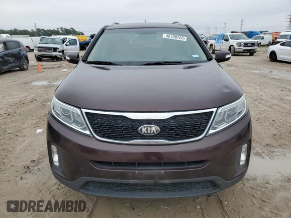 2014 Kia Sorento EX with VIN 5XYKU4A7XEG460347, listed as a Copart auction lot 46109705 with 156,546 mi miles and Clean Title. Bid and sale history available at carsss.com. Image 5.