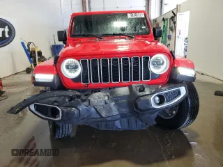2025 Jeep Wrangler Sahara with VIN 1C4PJXEN0SW589298, listed as a Copart auction lot 61721585 with 105 mi miles and Clean title. Bid and sale history available at DreamBid. Image 5.