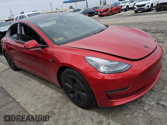 2023 Tesla Model 3 z VIN 5YJ3E1EA3PF449643, wystawiony jako Copart lot #49427105 z przebiegiem 43 791 mil mil oraz Czysty tytuł • Clean title. Historia ofert i sprzedaży dostępna na DreamBid. Obrazek 4.