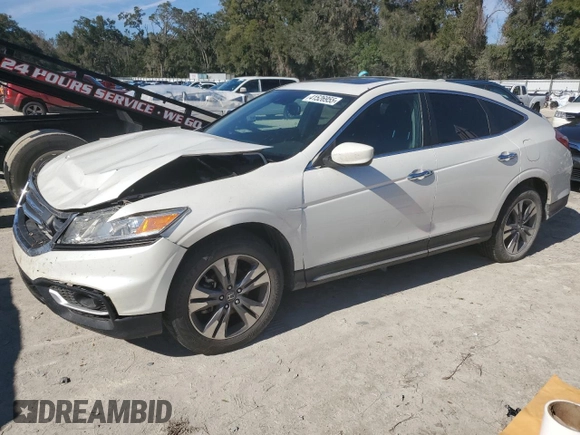 2014 Honda Crosstour EX-L with VIN 5J6TF1H54EL000603, listed as a Copart auction lot 41526955 with 100,562 mi miles and Salvage Title. Bid and sale history available at carsss.com. Image 1.