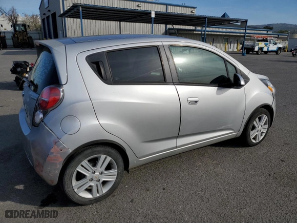 2015 Chevrolet Spark LS with VIN KL8CB6S98FC712651, listed as a Copart auction lot 49903955 with 42,460 mi miles and Salvage Title. Bid and sale history available at carsss.com. Image 3.