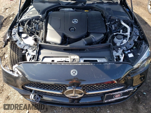 2024 Mercedes-Benz C 300 with VIN W1KAF4HB8RR156396, listed as a Copart auction lot 48219474 with 2,573 mi miles and Salvage Title. Bid and sale history available at DreamBid. Image 11.
