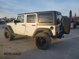 2018 Jeep Wrangler JK Unlimited Sport S with VIN 1C4BJWDG1JL815338, listed as a Copart auction lot 84467344 with 46,838 mi miles and Salvage Title. Bid and sale history available at carsss.com. Image 2.