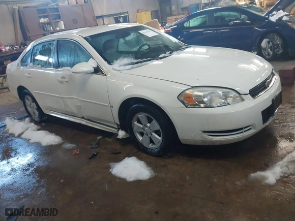 2009 Chevrolet Impala 3.5L LT with VIN 2G1WT57K591310662, listed as a IAAI auction lot 41613818 with NaN miles. Bid and sale history available at carsss.com. Image 1.