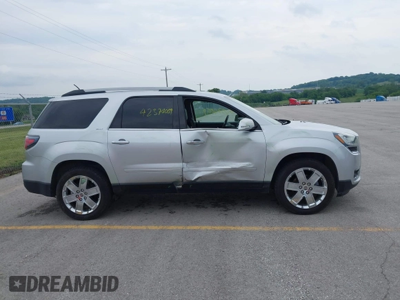 2017 GMC Acadia Limited with VIN 1GKKRSKD7HJ246239, listed as a IAAI auction lot 42374059 with 125,513 mi miles and . Bid and sale history available at DreamBid. Image 13.