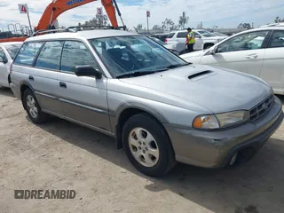1999 Subaru Legacy Outback z VIN 4S3BG685XX7647191, wystawiony jako IAAI lot #41604909 z przebiegiem 46 834 mil mil oraz . Historia ofert i sprzedaży dostępna na DreamBid. Obrazek 1.
