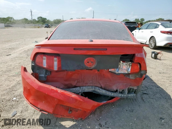 2011 Ford Mustang V6 with VIN 1ZVBP8AM2B5109535, listed as a Copart auction lot 58393135 with 200,130 mi miles and Salvage title. Bid and sale history available at DreamBid. Image 6.