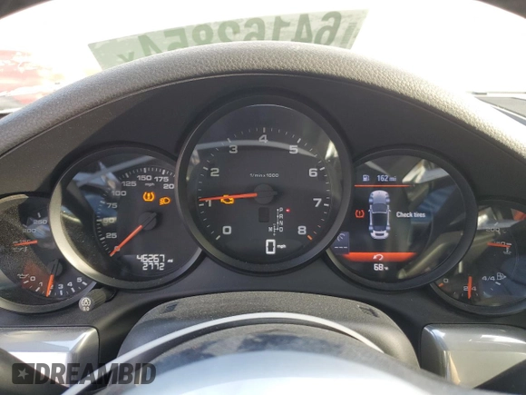 2018 Porsche 911 991 Carrera with VIN WP0CA2A92JS138342, listed as a Copart auction lot 64162854 with 46,267 mi miles and Salvage Title. Bid and sale history available at carsss.com. Image 9.