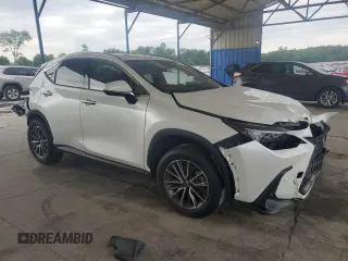 2025 Lexus NX 350 Premium with VIN JTJGGCEZ4S5010715, listed as a Copart auction lot 54897185 with 15,624 mi miles and Salvage title. Bid and sale history available at DreamBid. Image 4.