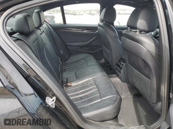2018 BMW 5 Series 530e xDrive with VIN WBAJB1C51JG623953, listed as a Copart auction lot 51149905 with 86,799 mi miles and Salvage title. Bid and sale history available at DreamBid. Image 10.