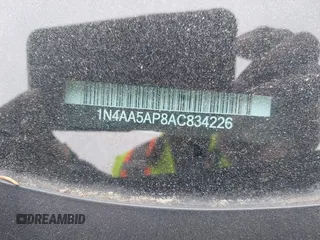 2010 Nissan Maxima SV с VIN 1N4AA5AP8AC834226, выставлен на аукционе IAAI как лот 42347614 с пробегом 92 381 миль миль и . История ставок и продаж доступна на DreamBid. Изображение 9.