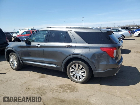 2020 Ford Explorer Limited with VIN 1FMSK8FH9LGB95358, listed as a Copart auction lot 54142345 with 114,135 mi miles and Clean Title. Bid and sale history available at carsss.com. Image 2.