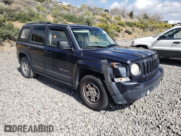 2014 Jeep Patriot Sport z VIN 1C4NJPBB3ED793868, wystawiony jako Copart lot #55330705 z przebiegiem Nie podano mil oraz Szkoda całkowita • Salvage title. Historia ofert i sprzedaży dostępna na DreamBid. Obrazek 4.