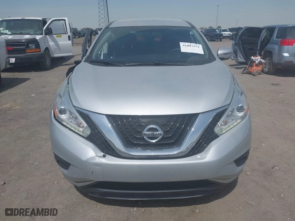 2016 Nissan Murano S with VIN 5N1AZ2MGXGN150011, listed as a IAAI auction lot 41887571 with 56,125 mi miles. Bid and sale history available at carsss.com. Image 12.