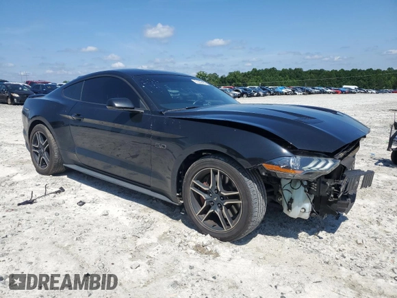 2020 Ford Mustang GT with VIN 1FA6P8CF2L5190921, listed as a Copart auction lot 61936405 with 65,492 mi miles and Salvage title. Bid and sale history available at DreamBid. Image 4.