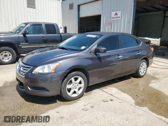 2014 Nissan Sentra SV with VIN 3N1AB7AP0EY216899, listed as a Copart auction lot 52231365 with 191,453 mi miles and Salvage Title. Bid and sale history available at DreamBid. Image 1.
