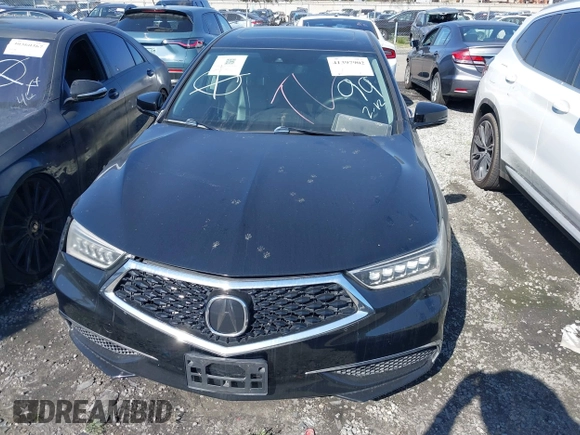 2018 Acura TLX with VIN 19UUB3F37JA001027, listed as a IAAI auction lot 41397902 with 61,999 mi miles. Bid and sale history available at carsss.com. Image 13.