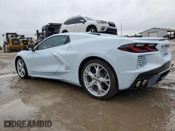 2020 Chevrolet Corvette 3LT with VIN 1G1Y83D49L5113844, listed as a Copart auction lot 38703224 with 11,054 mi miles and Salvage Title. Bid and sale history available at carsss.com. Image 2.