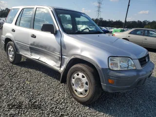 2001 Honda CR-V LX with VIN JHLRD28471C000630, listed as a Copart auction lot 76258504 with 93,501 mi miles and Salvage Title. Bid and sale history available at carsss.com. Image 4.