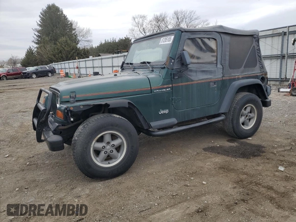1999 Jeep Wrangler SE with VIN 1J4FY29P0XP420576, listed as a Copart auction lot 51205185 with 101,327 mi miles and Non Repairable. Bid and sale history available at carsss.com. Image 1.