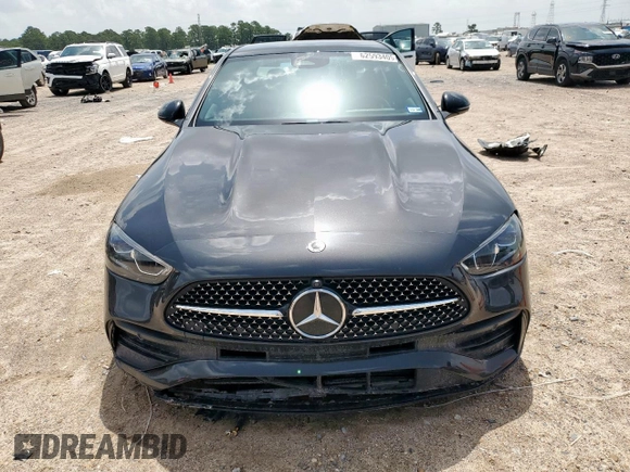 2023 Mercedes-Benz C 300 with VIN W1KAF4HB0PR127231, listed as a Copart auction lot 62593405 with 33,621 mi miles and Salvage title. Bid and sale history available at DreamBid. Image 5.