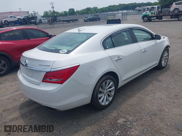 2016 Buick LaCrosse Leather with VIN 1G4GB5G37GF114666, listed as a IAAI auction lot 42441551 with 58,700 mi miles and . Bid and sale history available at DreamBid. Image 4.