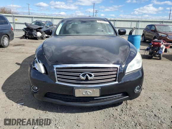 2013 Infiniti M37 with VIN JN1BY1AR0DM605108, listed as a Copart auction lot 75910244 with 94,284 mi miles and Salvage Title. Bid and sale history available at carsss.com. Image 5.
